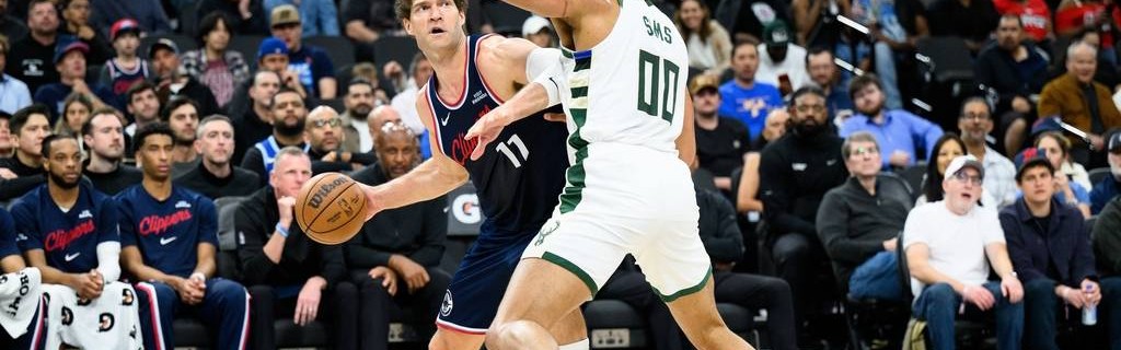 字母哥缺阵伦纳德28分 加兰15+6快船33分大胜雄鹿