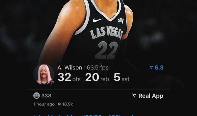 恐怖如斯!阿贾-威尔逊爆砍32+20+5 WNBA历史首人