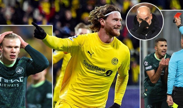 史诗般的羞辱！曼城1-3惨遭北极圈豪门逆袭，哈兰德8场仅进1球引发恐慌