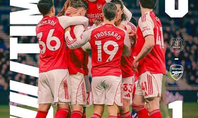 英超综合｜阿森纳客胜埃弗顿 哲凯赖什点射建功