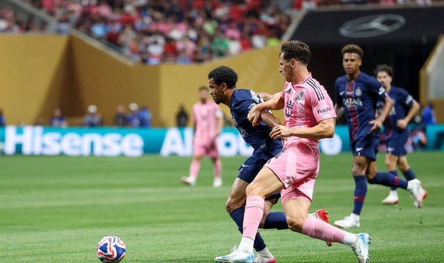 巴黎圣日耳曼4-0完胜迈阿密国际，梅西获全队最高评分74分