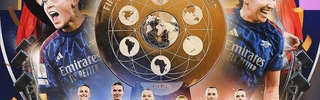 阿森纳女足问鼎首届女足冠军杯 温格现身颁奖典礼